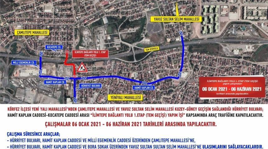 K&ouml;rfez&rsquo;de ge&ccedil;ici g&uuml;zergah uygulaması