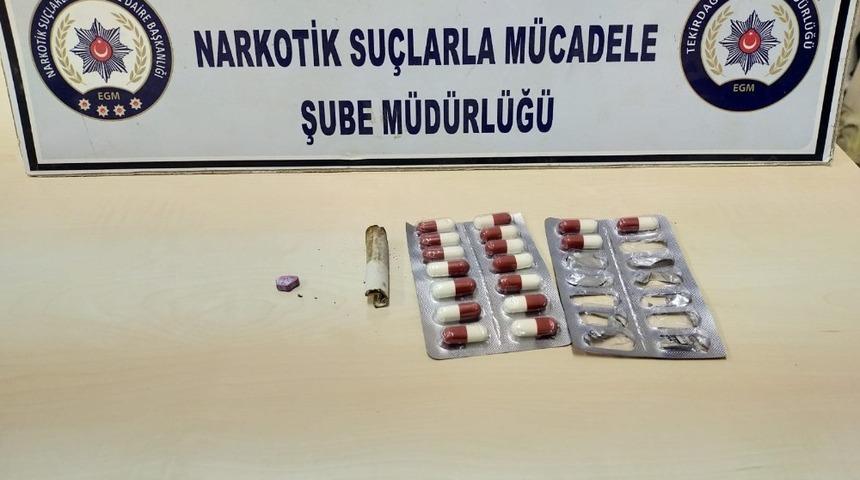Tekirdağ&rsquo;da uyuşturucu operasyonu