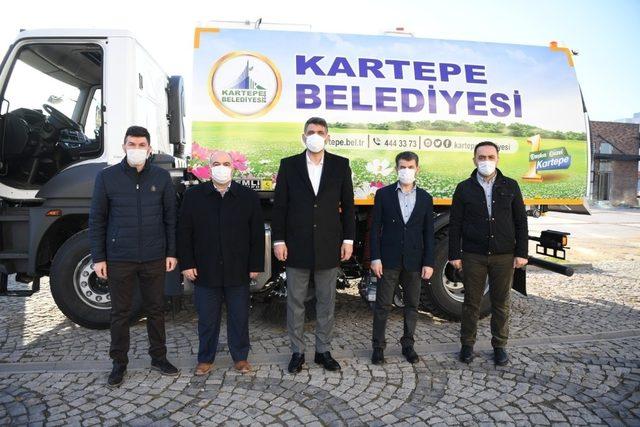 Kartepe’de temizlik araçlarına yenisi eklendi