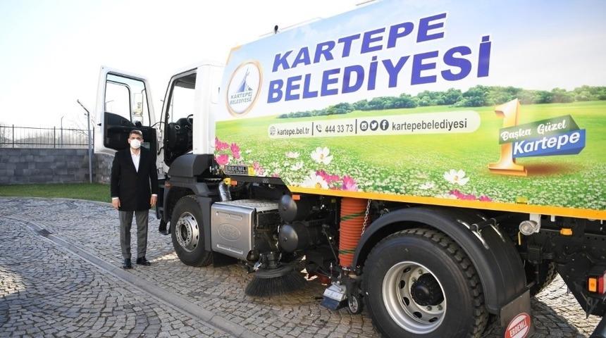 Kartepe’de temizlik araçlarına yenisi eklendi