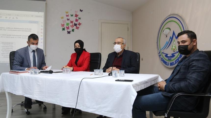 &Ccedil;ameli Belediye Meclisinde yılın ilk toplantısı ger&ccedil;ekleşti