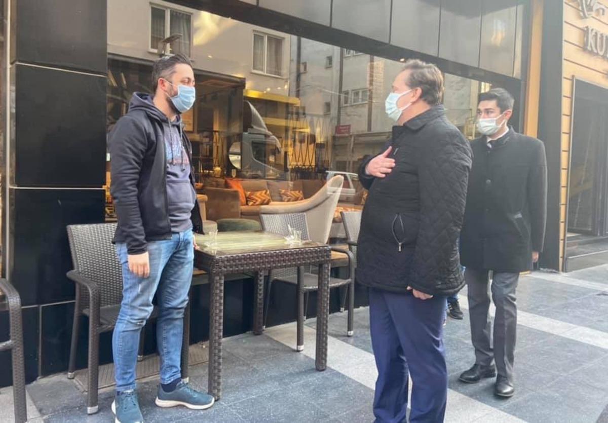 Başkan Orkan&rsquo;dan esnaf ve muhtarlara ziyaret