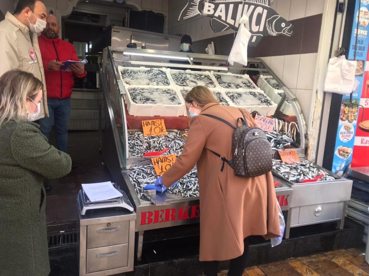Ekipler balık&ccedil;ı esnafını denetledi