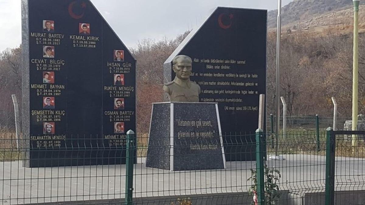 Silvan&rsquo;da şehitler i&ccedil;in anıt park yapıldı