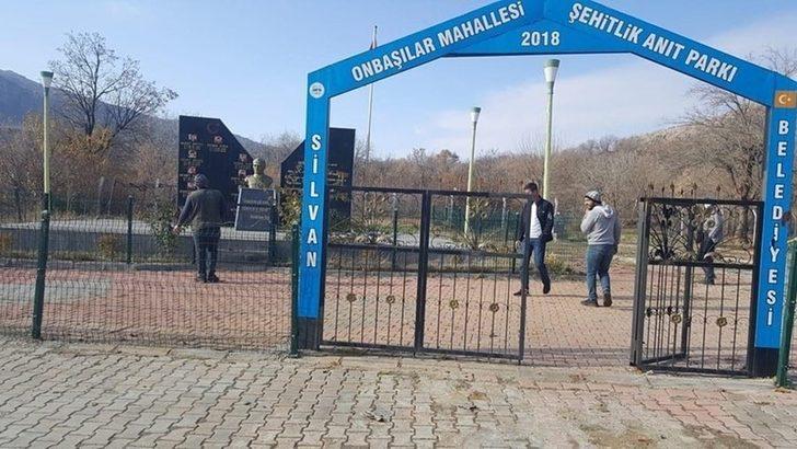 Silvan’da şehitler için anıt park yapıldı G4
