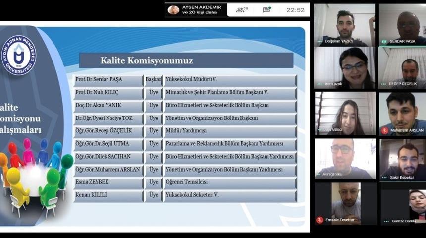 Atça MYO 2020 Yılı Performans Değerlendirme Toplantısı gerçekleşti