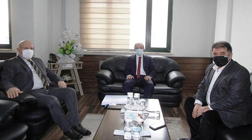 Vali Epcim ve Milletvekili Battal’dan Başkan Pekmezci’ye ziyaret