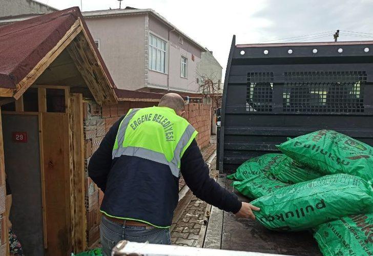 Ergene’de ihtiyaç sahiplerine kömür yardımı G2