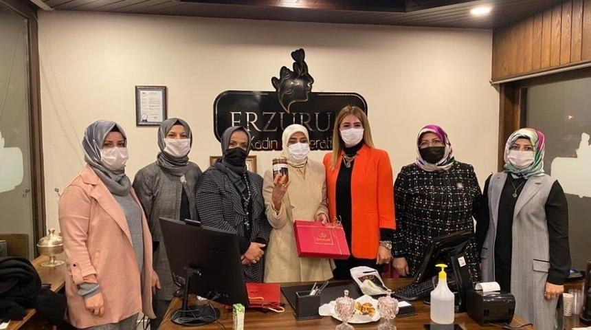 Zehra Taşkesenlioğlu Ban, Kadın Kooperatiflerini Erzurum Kadın Kooperatifi’nde topladı