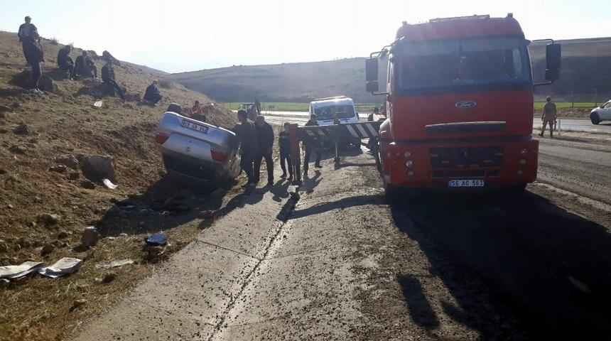Siirt’te trafik kazası: 2 yaralı