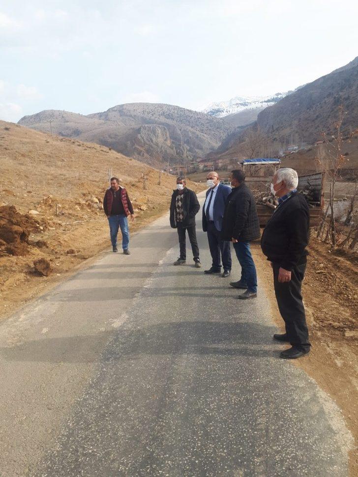 Yukarı Künye ile Aşağı Künye arasındaki yolun genişletme çalışmaları başladı G3