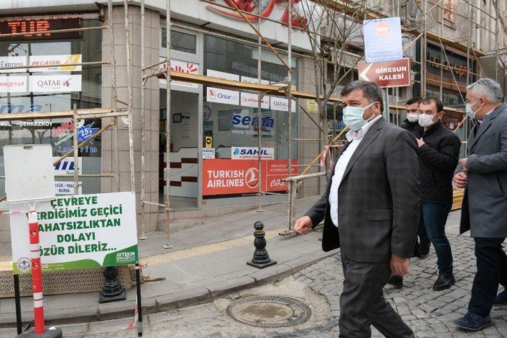 Giresun’da cephe giydirme ve sokak sağlıklaştırma çalışmaları başladı G1