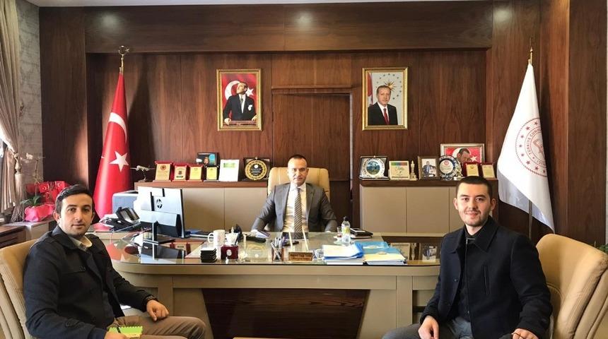 Ağrı Milli Eğitim M&uuml;d&uuml;r&uuml; Tekin e-kitap&rsquo;a r&ouml;portaj verdi