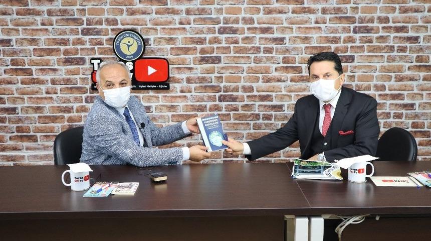 Mersin ESOB Başkanı Din&ccedil;er, esnafın sıkıntılarını Toros &Uuml;ni TV&rsquo;de anlattı