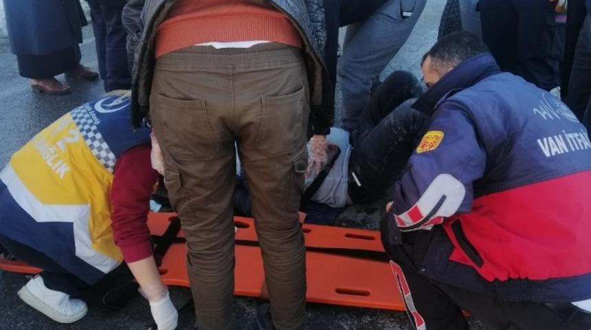 Van&rsquo;da trafik kazası 1 yaralı