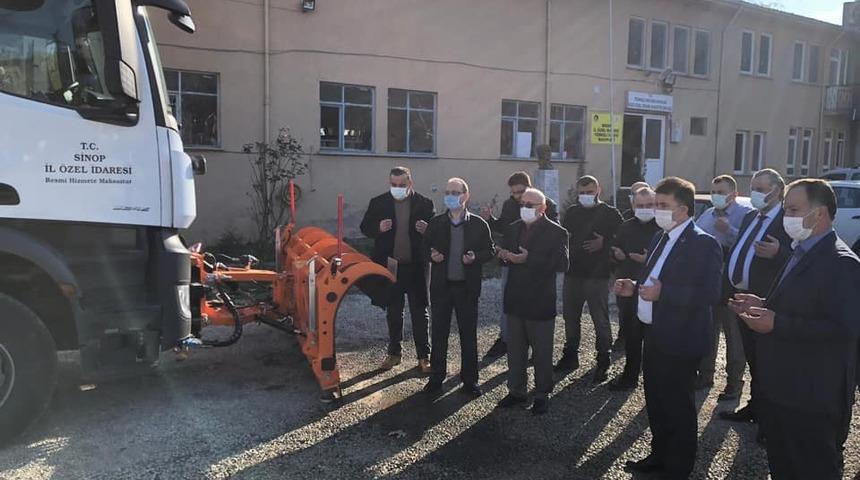 Türkeli İlçe Özel İdare’ye araç takviyesi