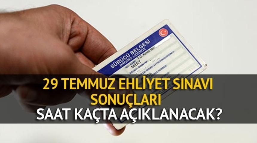 Ehliyet sınav sonu&ccedil;ları sorgulama ekranı saat ka&ccedil;ta a&ccedil;ılacak? MEB &ndash; Son dakika