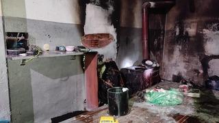 Tinerle sobayı yakmaya çalışınca hastanelik oldu