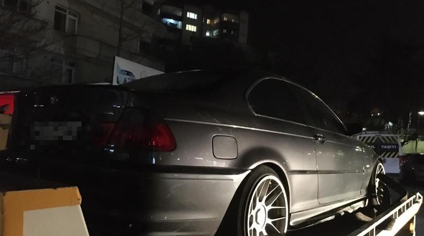 Drift yaparak sosyal medyada paylaşan s&uuml;r&uuml;c&uuml;ye 6 bin 700 lira ceza