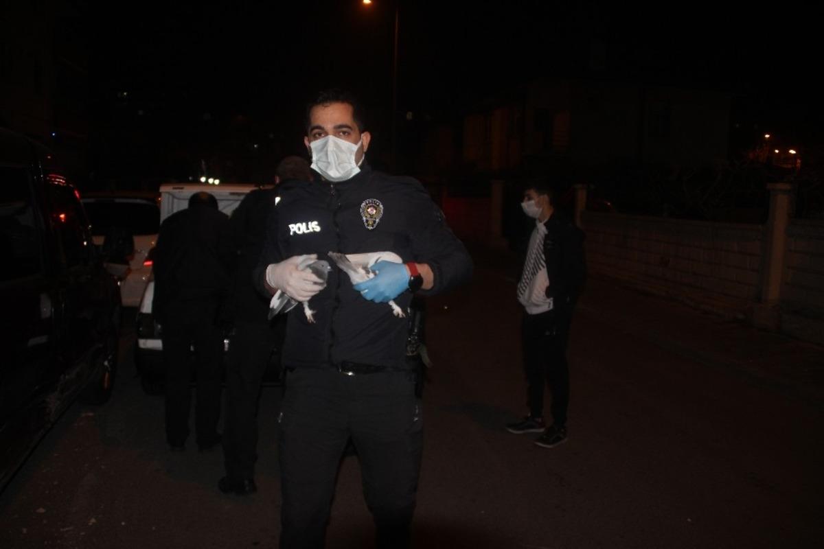 Polisi şaşırtan manzara