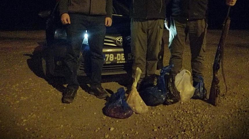 Karab&uuml;k'te karaca avlayan 6 kişiye 20 bin 833 lira ceza uygulandı