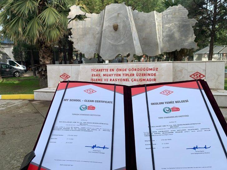 TSE de MER Kolejini ‘Temiz Okul’ diyerek belgelendirdi G5