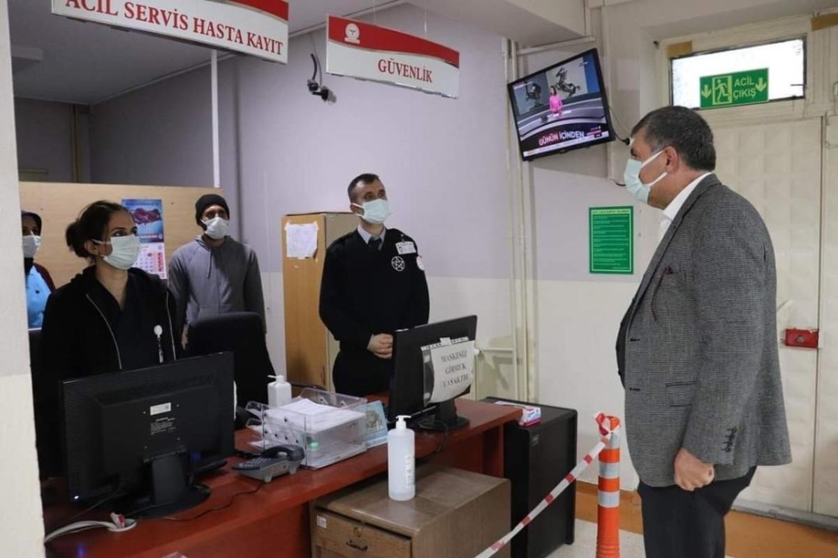 Başkan Cankul&rsquo;dan pandemi savaş&ccedil;ılarına baklava