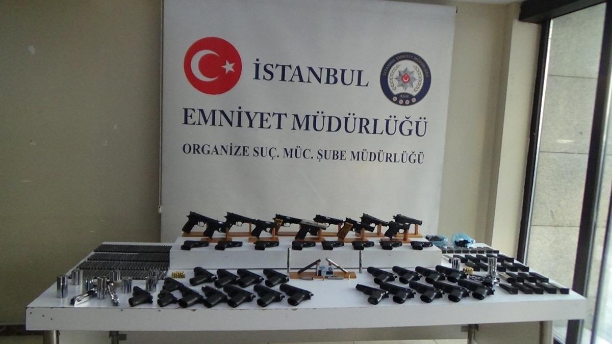 İstanbul&rsquo;da yasa dışı silah ticareti operasyonu
