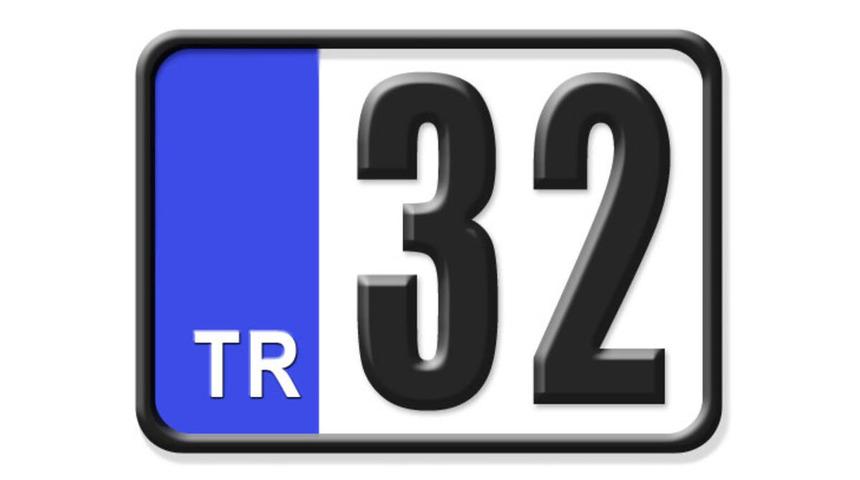 32 nerenin plakası? Hangi ilin ara&ccedil; plaka kodu 32?