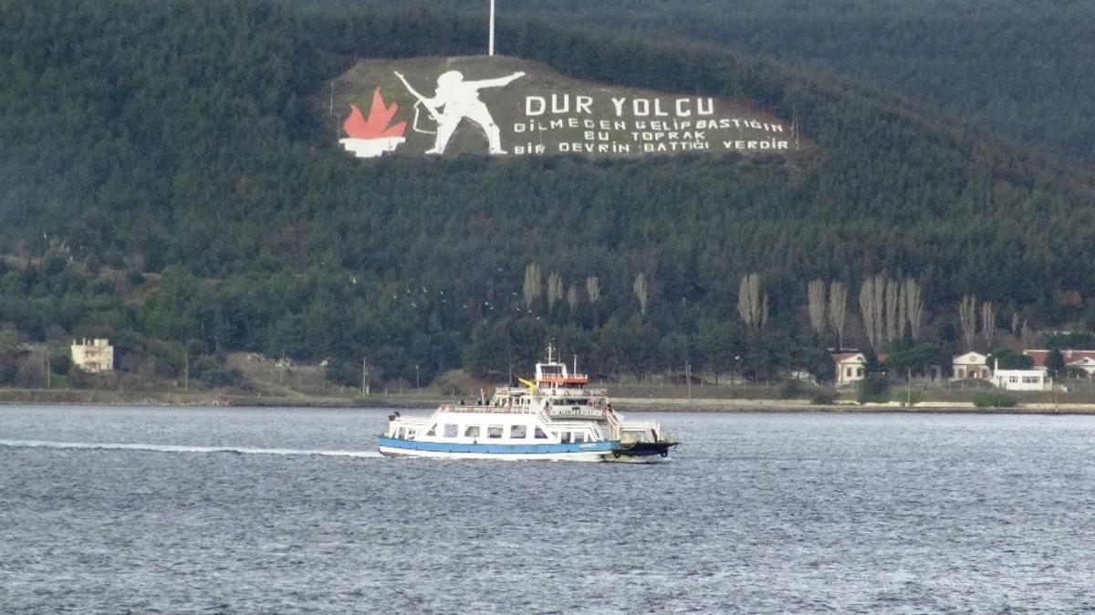 G&ouml;k&ccedil;eada&rsquo;ya yarınki t&uuml;m feribot seferleri iptal