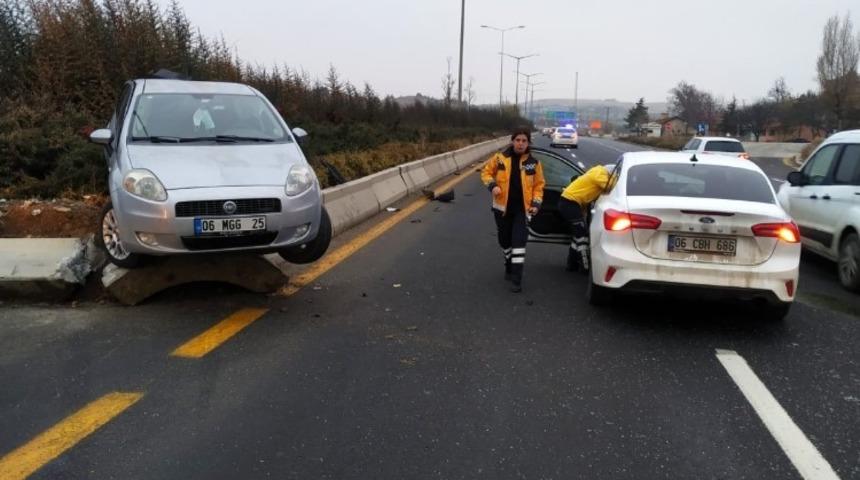 Başkent&rsquo;te trafik kazası: 4 yaralı