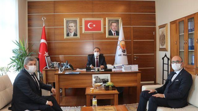 Bünyan heyetinden Mehmet Özhaseki’ye ziyaret