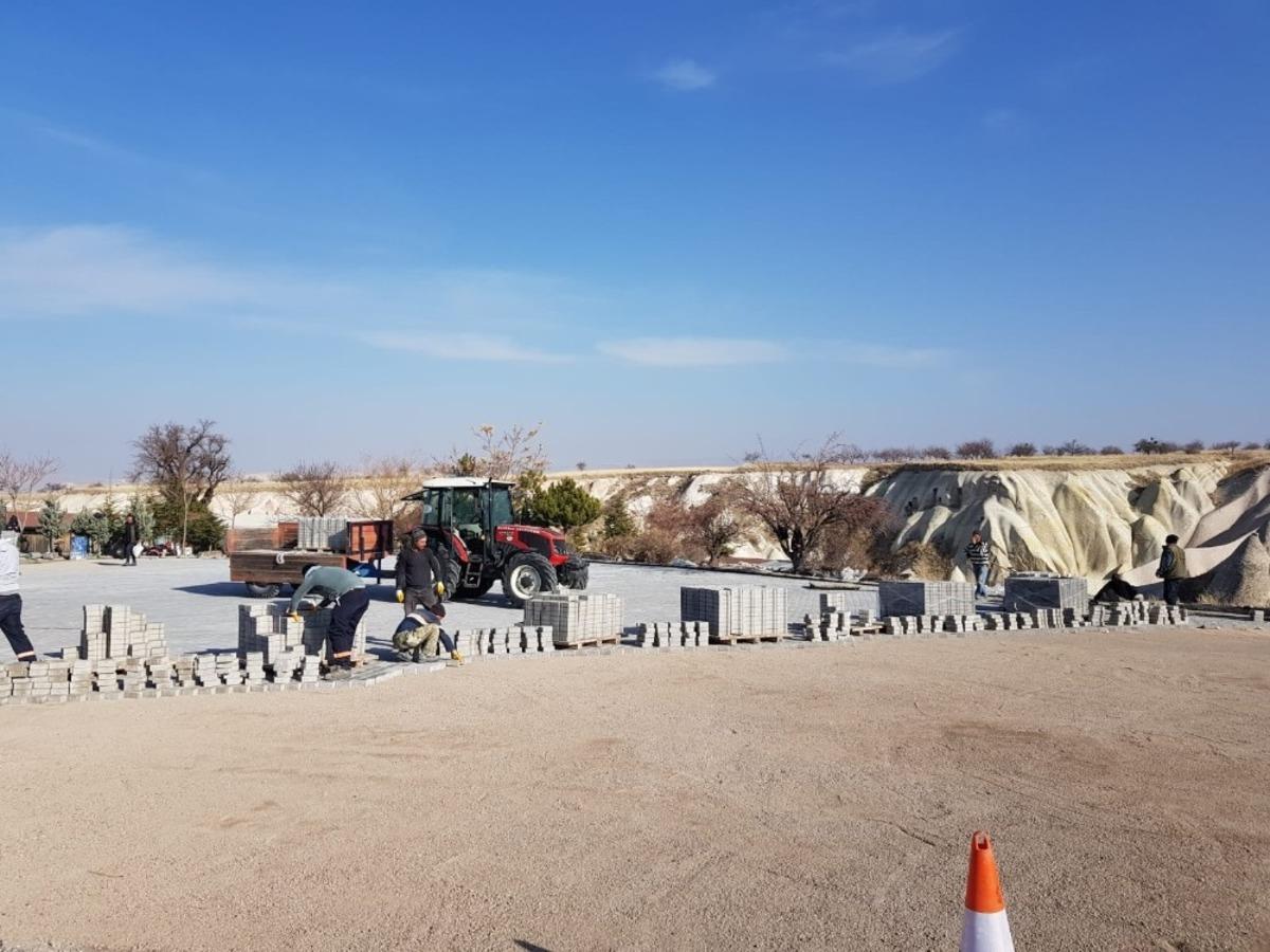 G&uuml;vercinlik Vadisinde peyzaj &ccedil;alışmaları yapılıyor