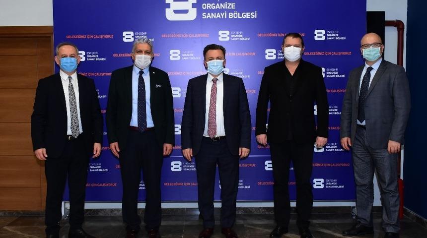 Rekt&ouml;r Şenocak&rsquo;tan Eskişehir OSB&rsquo;ye ziyaret