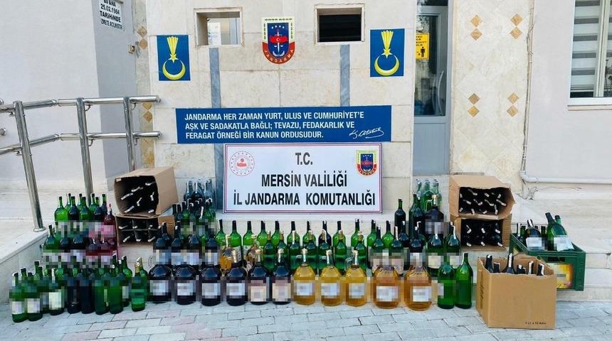 Silifke&rsquo;de 232 litre ka&ccedil;ak i&ccedil;ki ele ge&ccedil;irildi
