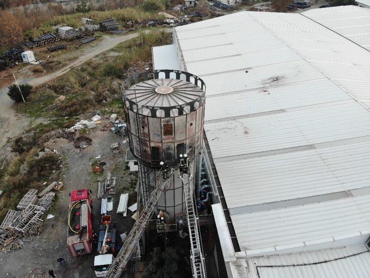 Orman ürünleri fabrikasında yangın G5