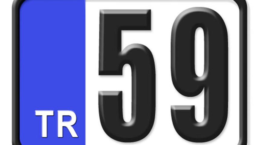 59 nerenin plakası? Hangi ilin araç plaka kodu 59?