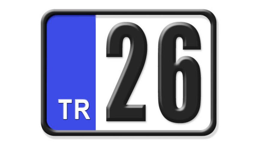 26 nerenin plakası? Hangi ilin araç plaka kodu 26?