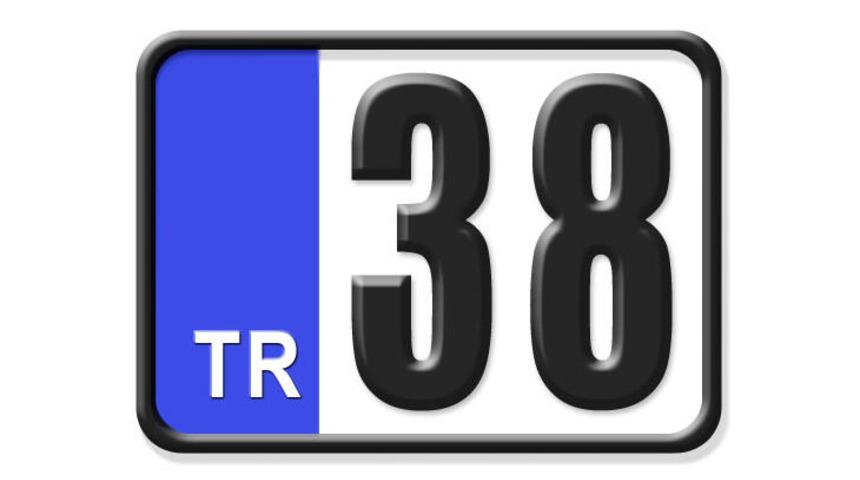 38 nerenin plakası? Hangi ilin ara&ccedil; plaka kodu 38?