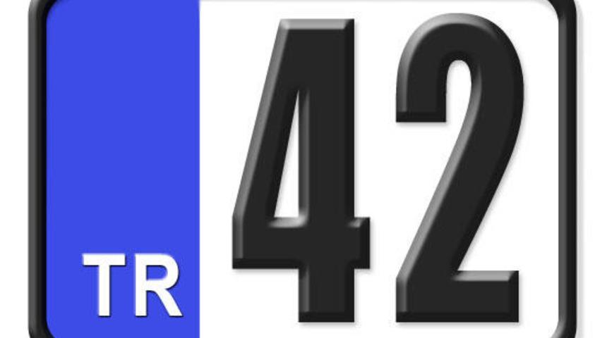 42 nerenin plakası? Hangi ilin araç plaka kodu 42?