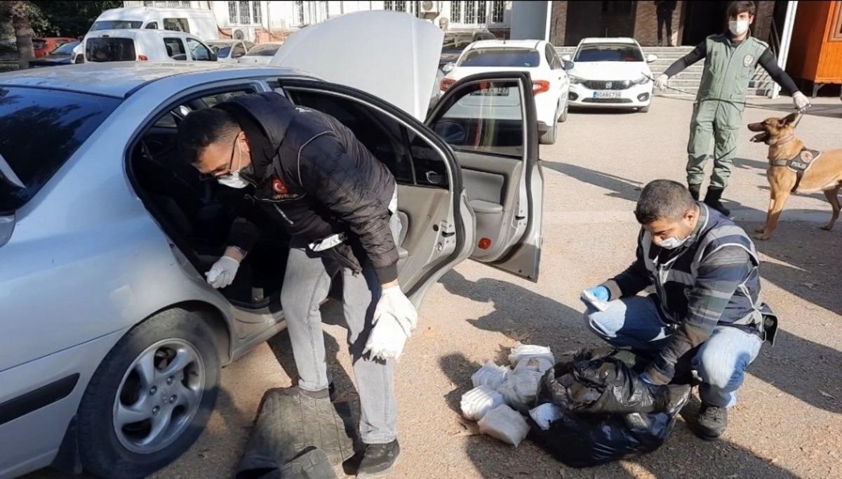 Osmaniye&rsquo;de 31 kilo toz esrar ele ge&ccedil;irildi