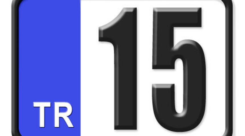 15 nerenin plakası? Hangi ilin araç plaka kodu 15?