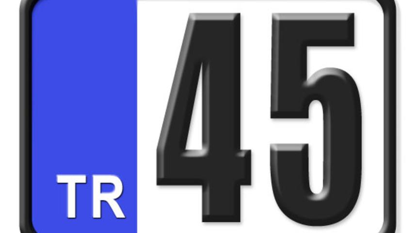 45 nerenin plakası? Hangi ilin araç plaka kodu 45?