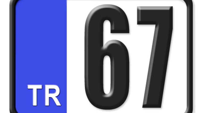 67 nerenin plakası? Hangi ilin araç plaka kodu 67?