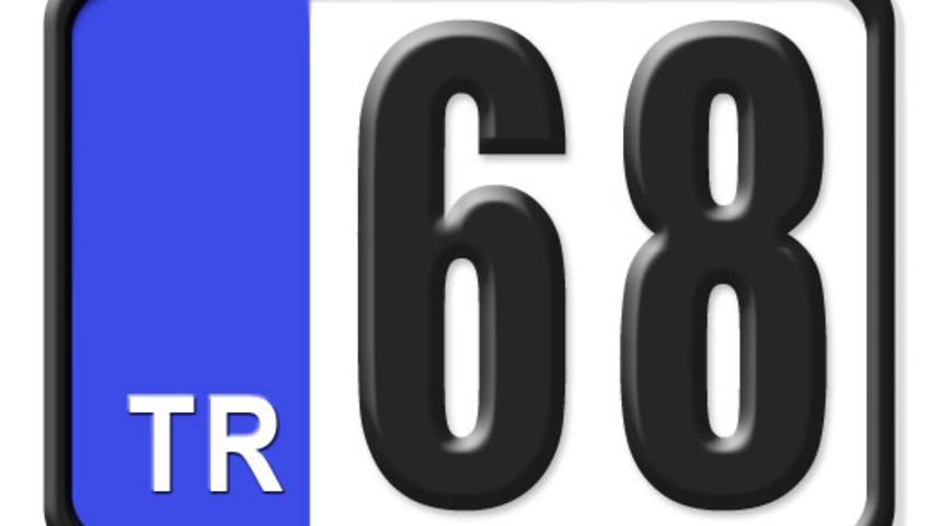 68 nerenin plakası? Hangi ilin araç plaka kodu 68?