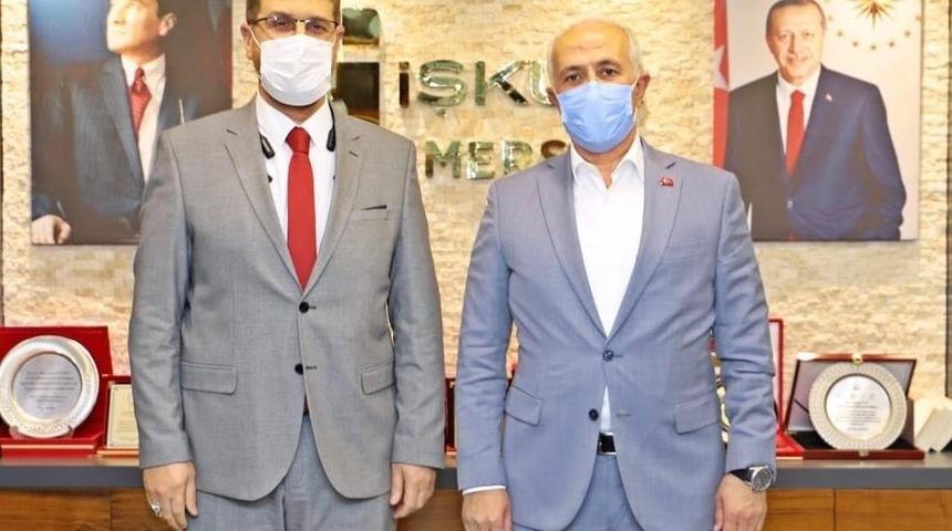 Başkan G&uuml;ltak, İŞKUR İL M&uuml;d&uuml;r&uuml; Kutlu ile buluştu