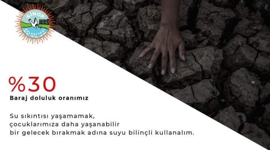 Sinop Belediyesi&rsquo;nden "Suyu bilin&ccedil;li kullanalım" &ccedil;ağrısı