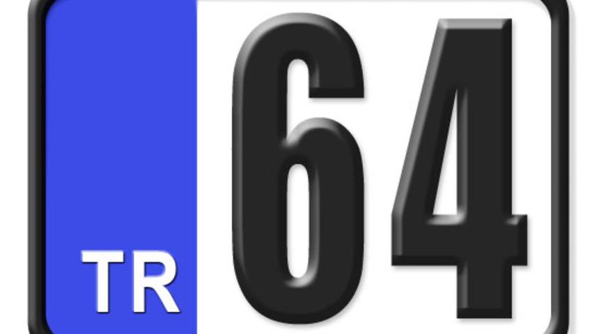 64 nerenin plakası? Hangi ilin ara&ccedil; plaka kodu 64