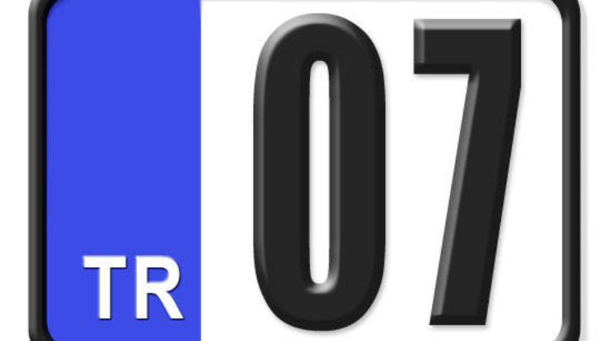 07 nerenin plakası? Hangi ilin ara&ccedil; plaka kodu 7?