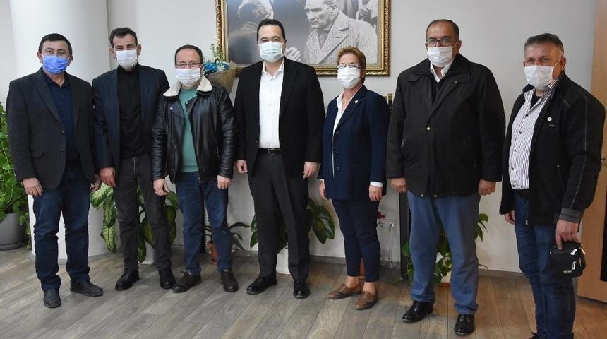 Muhtarlardan Başkan Dutlulu&rsquo;ya teşekk&uuml;r